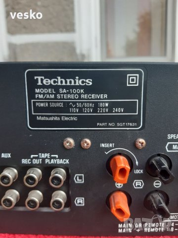 TECHNICS  SA 100K, снимка 9 - Ресийвъри, усилватели, смесителни пултове - 32992884