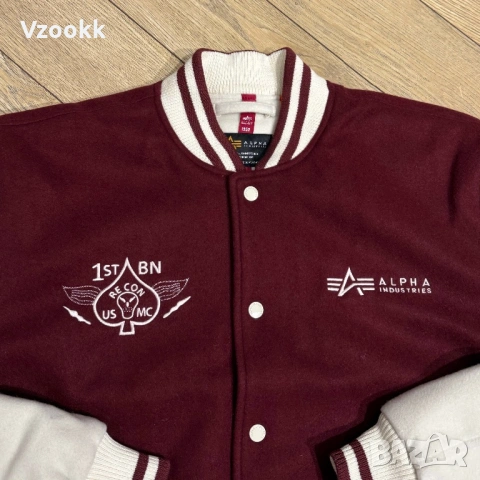 Колежанско яке Alpha Industries Air Force | XL, снимка 4 - Якета - 53052737