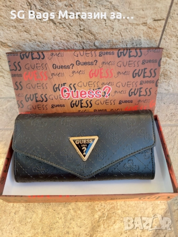Guess дамска портмоне дамски портфейл код 203, снимка 3 - Портфейли, портмонета - 40063087