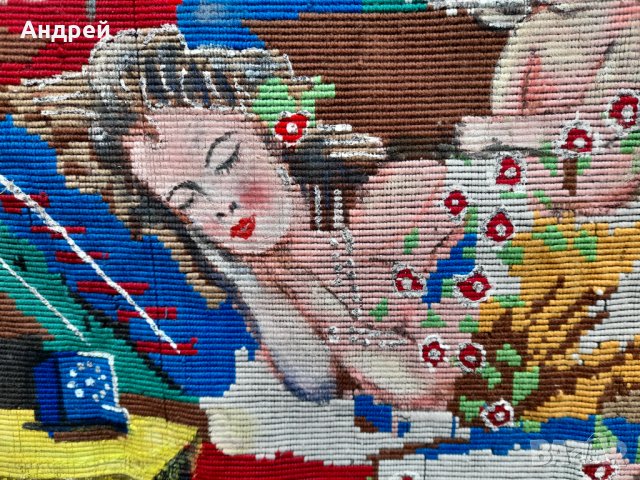 Старинен ковьор,покривка за стена #139, снимка 6 - Антикварни и старинни предмети - 33150070