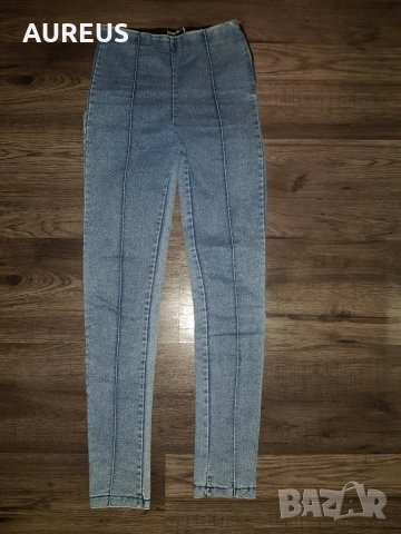 Еластичен панталон. Имитация на дънки