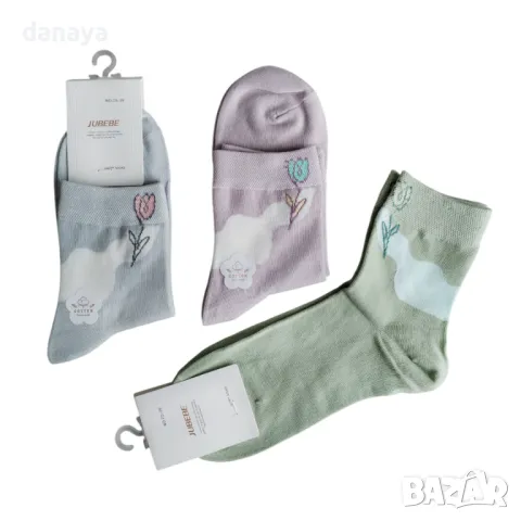 5615 Дамски чорапи Лале, 36-41 номер, снимка 3 - Дамски чорапи - 48832762