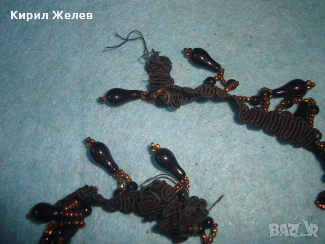 ЕЛЕМЕНТ от СТАРИНЕН АРТ-ДЕКО НАКИТ ЦВЕТНИ МЪНИСТА и ВЕНЕЦИАНСКО СТЪКЛО МУРАНО 22940, снимка 4 - Антикварни и старинни предмети - 35233075