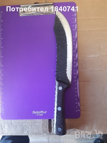 Нож с дървена дръжка, снимка 2 - Ножове - 43476325