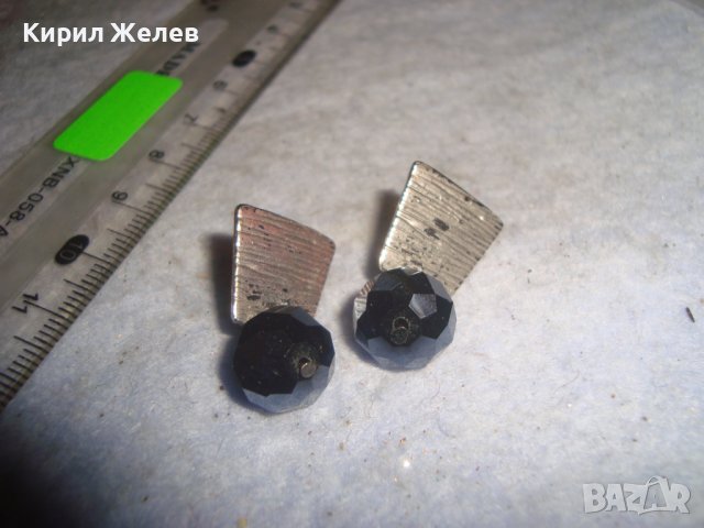 ИЗКЛЮЧИТЕЛНО КРАСИВИ ФИНИ АРТ ОБЕЦИ с БЯЛА ПОЗЛАТА и ГОЛЕМИ ФАСЕТИРАНИ ЮВЕЛИРНО МАРКАЗИТИ 21663, снимка 8 - Обеци - 36631409