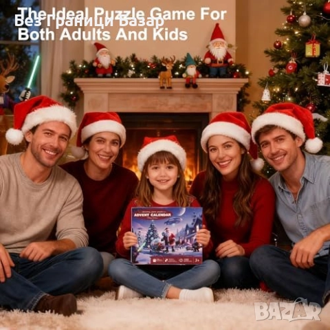 Нов Адвент календар пъзел 1008 части коледно броене игра деца подарък, снимка 3 - Други - 52542462