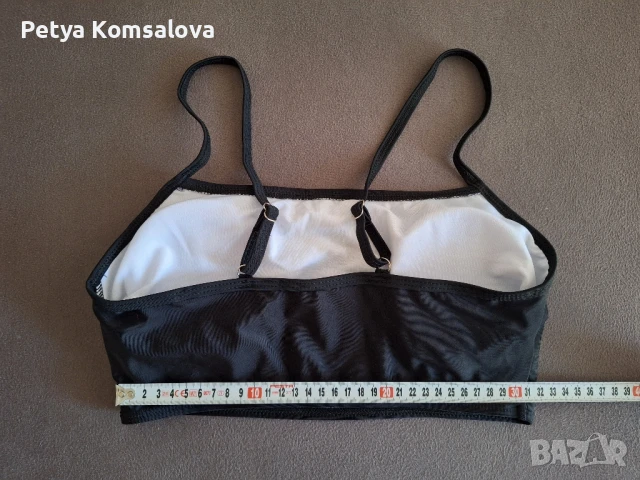 Ново черно горнище на бански, М р-р., снимка 2 - Бански костюми - 50783468