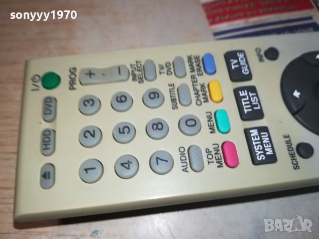 SONY RMT-D231P REMOTE HDD/DVD 0102241021, снимка 11 - Дистанционни - 44078353