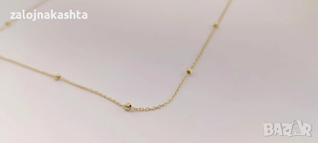 Нов -Златен синджир-1,88гр/14кр, снимка 2 - Колиета, медальони, синджири - 51338987