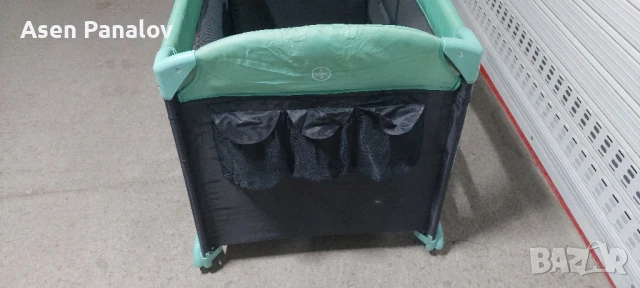 Бебешка кошара за спане и игра с падаща страна Chipolino Мерида, снимка 2 - Кошарки - 50611194