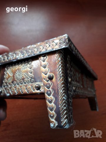 Алуминиева кутия за бижута от соца  3/3, снимка 4 - Антикварни и старинни предмети - 32343881