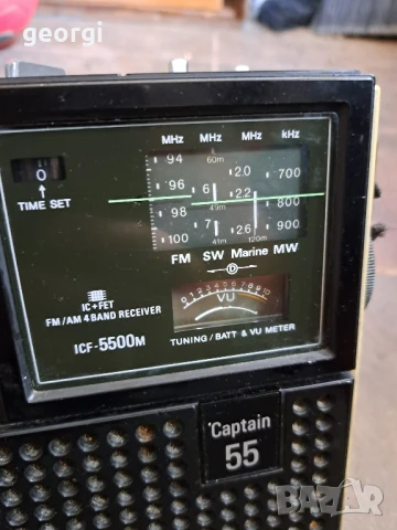 японско радио Sony ICF 5500, снимка 5 - Радиокасетофони, транзистори - 51149219
