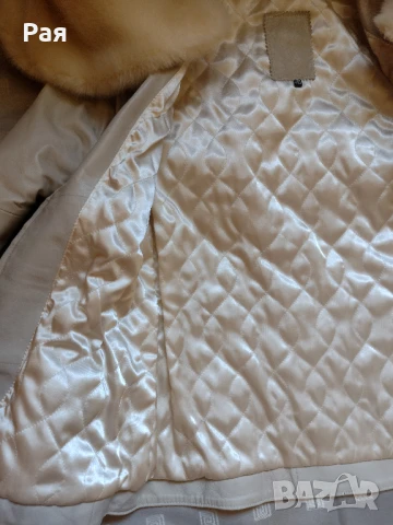 Елегантно кожено яке, снимка 14 - Якета - 50672679