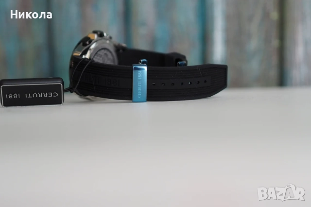 CERRUTI - нов кварцов хронограф , ref.CRA042E214Q , снимка 5 - Мъжки - 52355704