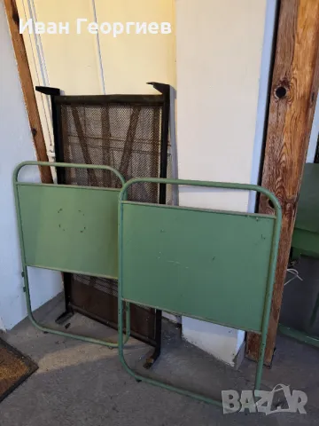 Метални легла с пружина 2бр- голямо 184х110см и детско 132х70 см, снимка 10 - Спални и легла - 49875928