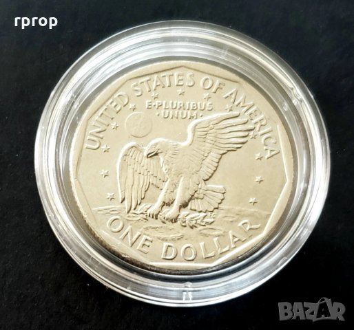 Оригинална монета. САЩ. Един Американски долар . С образът на Сюзън Антъни. 1979 година., снимка 3 - Нумизматика и бонистика - 33193581