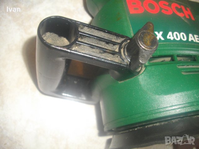 Made in Switzerland-BOSCH PEX400-Швейцарски Кръгъл Ексцентър Виброшлайф-Почти Нов-400 Вата/ф125мм, снимка 6 - Други инструменти - 43526244