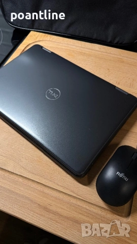 Лаптоп тъчскрийн Dell Latitude 3190 2 in 1 + мишка Fujitsu + чанта, снимка 5 - Лаптопи за дома - 53211940