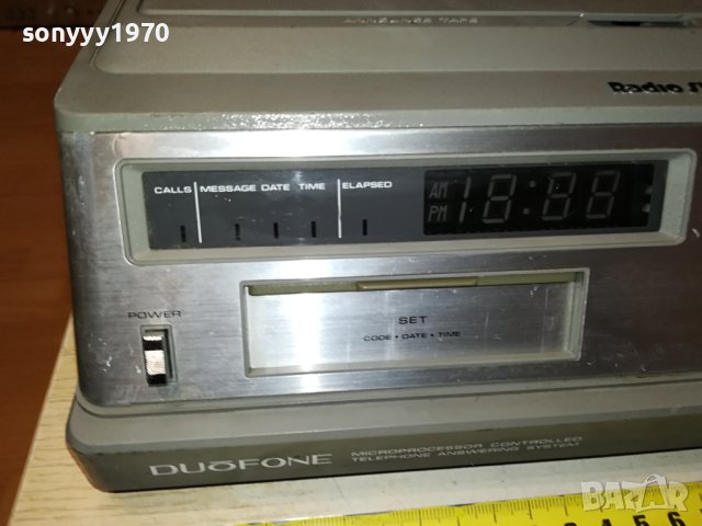 RADIO SHACK TAD-220 DUOFONE-120V ВНОС SWISS LNVR3012231749, снимка 8 - Радиокасетофони, транзистори - 43595794