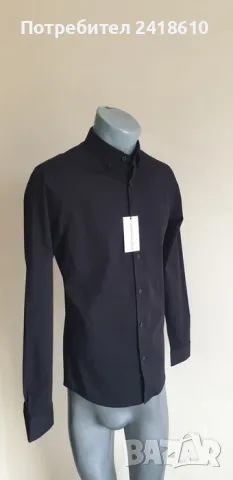 Calvin Klein Stretch Cotton Slim Fit Mens Size S НОВО! ОРИГИНАЛ! Мъжка Риза!, снимка 4 - Ризи - 49665371