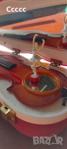 Ретро музикална декоративна цигулка, снимка 3 - Колекции - 39366138