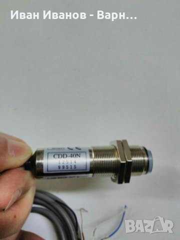 Японски Оптичен  дифузен датчик CDD - 40N ; 18мм. japan 10--30vdc= н.о.;  0-400ММ., снимка 4 - Други машини и части - 32521576
