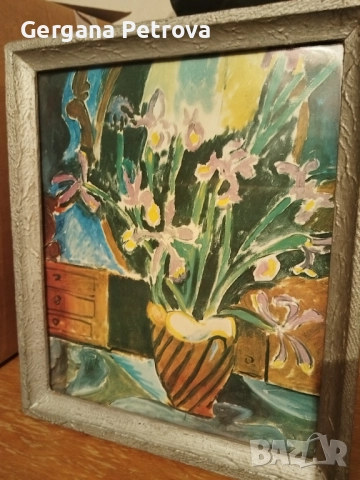 Картина акварел Ириси