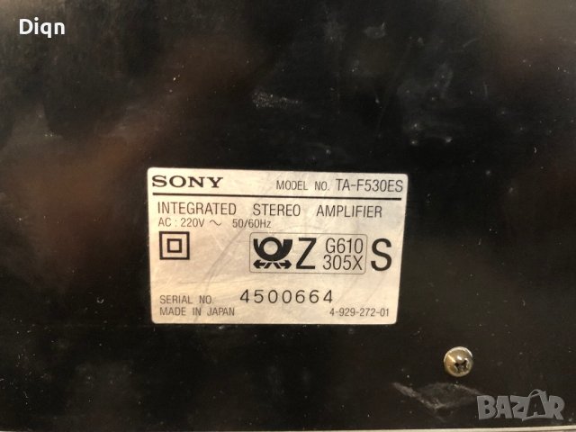 Sony TA-F530es, снимка 13 - Ресийвъри, усилватели, смесителни пултове - 39521137
