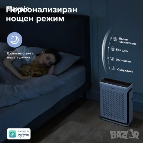 Пречиствател за въздух Levoit Vital 100S Pro Smart, 52㎡ * Безплатна доставка * Гаранция 2 години, снимка 5 - Овлажнители и пречистватели за въздух - 47963027