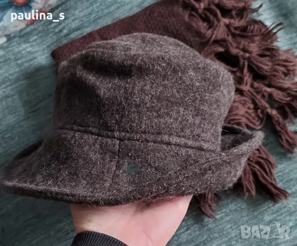 "Mayser" sports line / "Danielle Meucci" Florence / Дизайнерска шапка от пресована вълна с подарък, снимка 12 - Шапки - 49266564