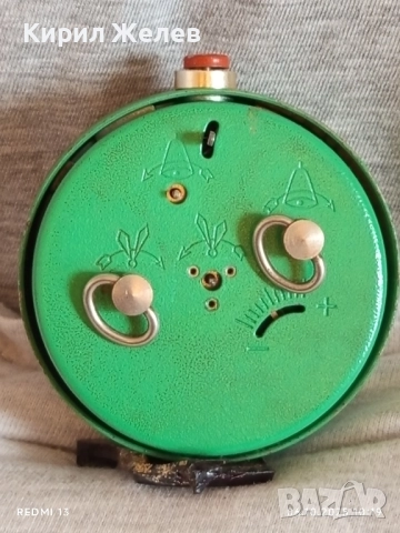 Стар механичен будилник СЛАВА СССР рядък за КОЛЕКЦИЯ ДЕКОРАЦИЯ 49196, снимка 5 - Антикварни и старинни предмети - 51958623