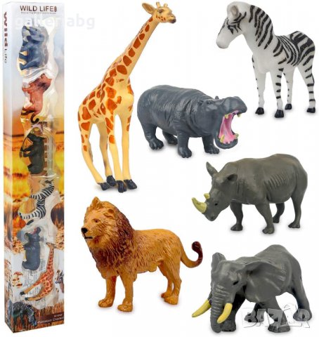 Фигурки на диви животни, снимка 3 - Образователни игри - 32366232