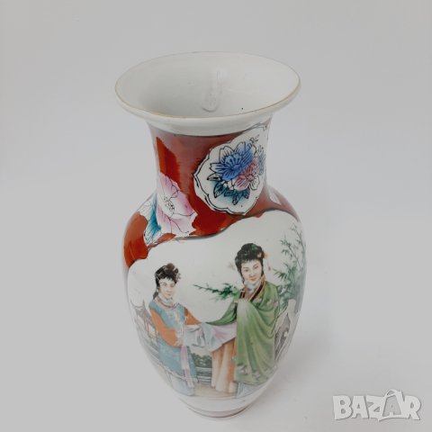 Красива стара китайска ваза(3.2), снимка 6 - Антикварни и старинни предмети - 43605470