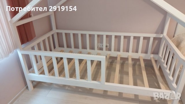 Детско легло тип къщичка, снимка 2 - Мебели за детската стая - 39313086