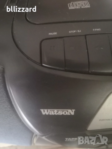 WHATSON радио, касетофон, CD, снимка 3 - Радиокасетофони, транзистори - 51583420
