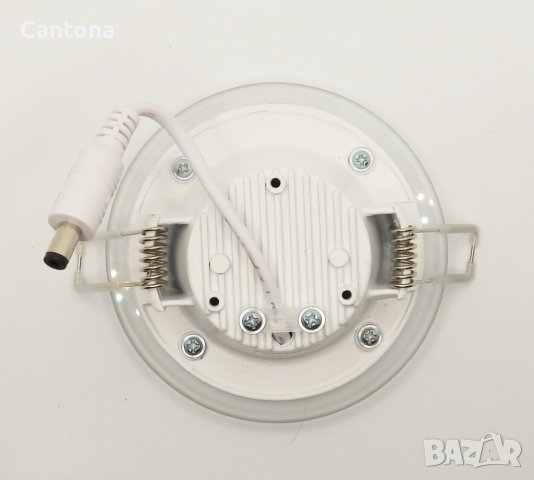 LED COB луничка за вграждане - кръг, 6W бяла светлина с LED драйвер, снимка 2 - Лампи за таван - 38164818