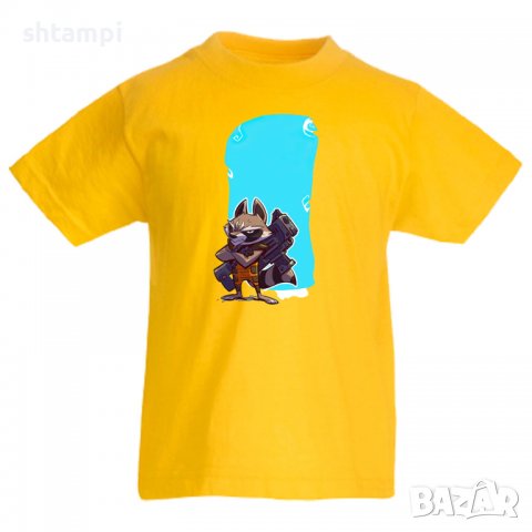 Детска тениска Marvel Rocket Racoon 1 Игра,Изненада,Подарък,Геймър,, снимка 8 - Детски Блузи и туники - 36716859