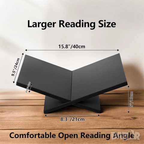 Дървена поставка за книги, снимка 2 - Други стоки за дома - 52964230