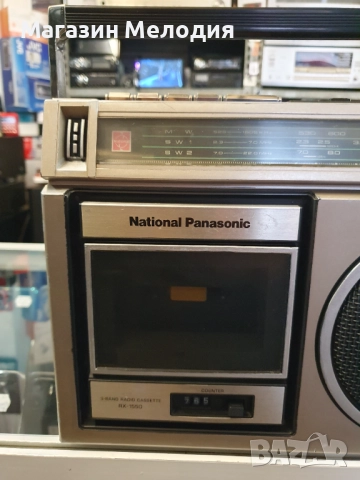 Радиокасетофон National Panasonic RX-1550 Работи на радио и касета. Радиото има само средни къси въл, снимка 3 - Радиокасетофони, транзистори - 49218863
