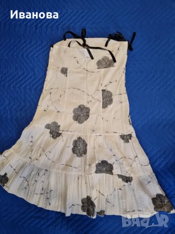 Рокля с бродерия, снимка 2 - Рокли - 50181896