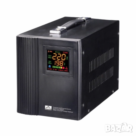 Стабилизатор със серво MOTOP RAGGIE 1500VA/2000VA – Защита от напреженови колебания с прецизна стаби, снимка 2 - Друга електроника - 52094240