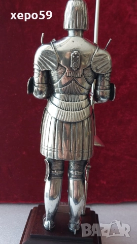 Много рядка фигура- скулптура от солидно сребро 800,края на 19век Ръчна работа., снимка 5 - Антикварни и старинни предмети - 52217344