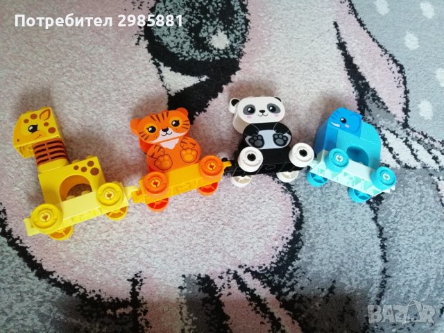 Конструктор LEGO DUPLO Влак с животни , снимка 2 - Конструктори - 43641831