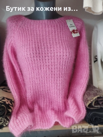 Пуловер розов, снимка 3 - Блузи с дълъг ръкав и пуловери - 53367116