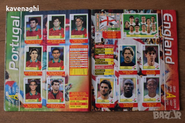 Продавам: Пълен албум Panini UEFA Euro 2000 Belgium & Netherlands, снимка 5 - Колекции - 21240339