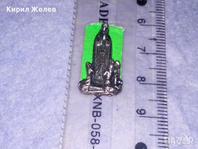 БОГОРОДИЦА от ФАТИМА Метална ПОСРЕБРЕНА КАТОЛИЧЕСКА ФИГУРКА СТАТУЕТКА от БЛАГОРОДНА СТОМАНА 25202, снимка 4 - Колекции - 39376623