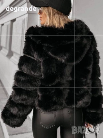 БЕЗПЛАТНА ДОСТАВКА Уникално дамско палто с качулка , снимка 4 - Палта, манта - 51802435