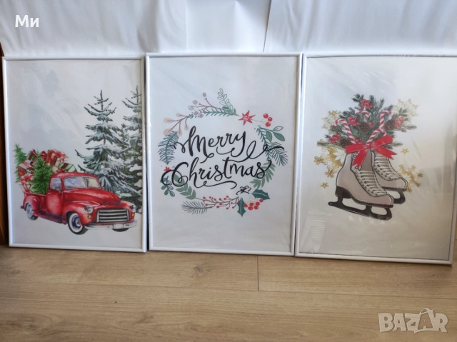 Коледна украса,коледни картини/фотография, снимка 10 - Декорация за дома - 52502211