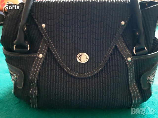 Тъмно синя мека чанта/Чанта НОВА DОСА голяма твърда , снимка 1 - Чанти - 29809701