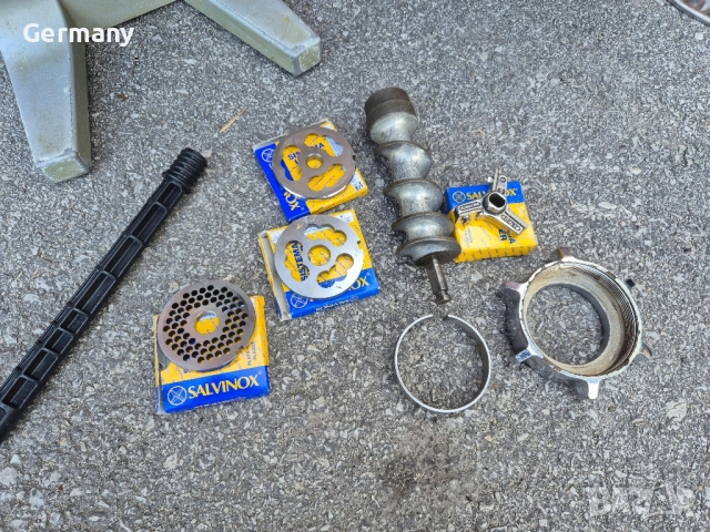 Krefft немска професионална месомелачка зеленчукорезачка кутер, снимка 4 - Други машини и части - 51435163